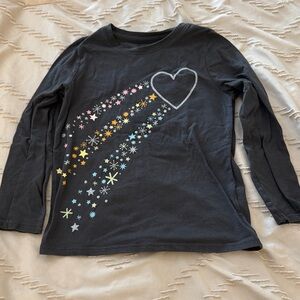 Kids Gray Starburst Long Sleeve Shirt